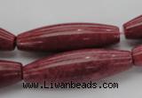 CRC811 15.5 inches 12*40mm rice Brazilian rhodochrosite beads