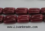 CRC821 15.5 inches 10*14mm rectangle Brazilian rhodochrosite beads