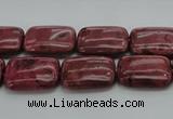 CRC822 15.5 inches 12*16mm rectangle Brazilian rhodochrosite beads