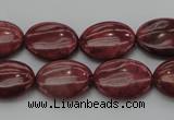 CRC834 15.5 inches 15*20mm oval Brazilian rhodochrosite beads