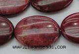 CRC837 15.5 inches 30*40mm oval Brazilian rhodochrosite beads