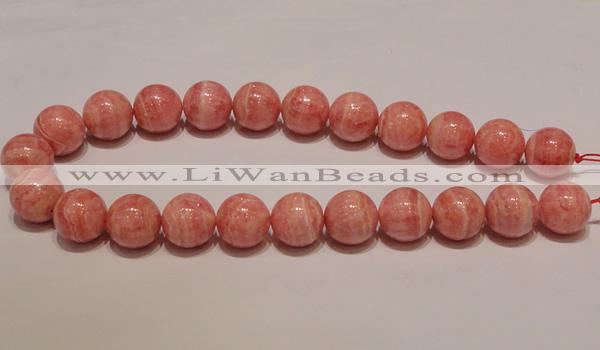 CRC92 16 inches 18mm round grade AA argentina rhodochrosite beads