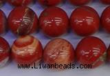 CRE305 15.5 inches 14mm round red jasper beads wholesale