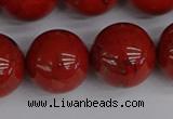 CRE317 15.5 inches 18mm round red jasper beads wholesale