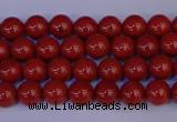 CRE320 15.5 inches 4mm round red jasper beads wholesale