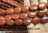 CRE64 15.5 inches 13*18mm oval red jasper beads wholesale