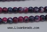 CRF273 15.5 inches 3mm round dyed rain flower stone beads