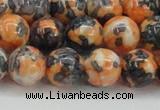 CRF326 15.5 inches 14mm round dyed rain flower stone beads wholesale