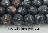 CRF333 15.5 inches 14mm round dyed rain flower stone beads wholesale