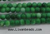 CRF441 15.5 inches 3mm round dyed rain flower stone beads wholesale