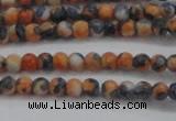 CRF446 15.5 inches 3mm round dyed rain flower stone beads wholesale