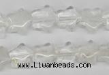 CRG08 15.5 inches 12*12mm star white crystal gemstone beads wholesale