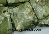 CRH20 15.5 inches 30*30mm square rhyolite beads wholesale