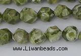 CRH535 15.5 inches 6mm faceted nuggets rhyolite gemstone beads