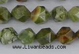 CRH542 15.5 inches 8mm faceted nuggets rhyolite beads wholesale