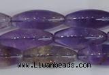 CRI100 15.5 inches 12*30mm rice natural ametrine gemstone beads