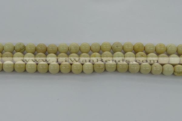 CRI203 15.5 inches 10mm round riverstone beads wholesale