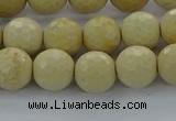 CRI213 15.5 inches 10mm faceted round riverstone beads wholesale