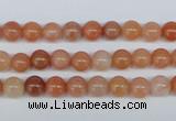 CRJ200 15.5 inches 6mm round natural red jade gemstone beads