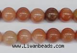 CRJ202 15.5 inches 10mm round natural red jade gemstone beads