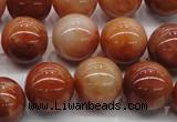 CRJ502 15.5 inches 8mm round red jade gemstone beads