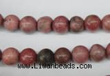 CRO127 15.5 inches 8mm round rhodochrosite beads wholesale