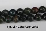 CRO141 15.5 inches 8mm round bloodstone beads wholesale