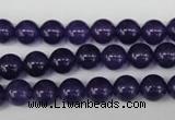 CRO148 15.5 inches 8mm round dyed amethyst beads wholesale