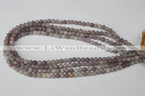 CRO15 15.5 inches 6mm round lilac jasper beads wholesale