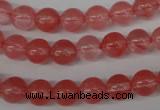 CRO157 15.5 inches 8mm round cherry quartz beads wholesale