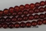 CRO20 15.5 inches 6mm round red agate gemstone beads wholesale