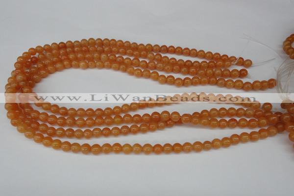 CRO29 15.5 inches 6mm round red aventurine beads wholesale