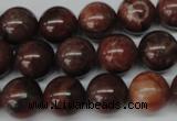 CRO296 15.5 inches 12mm round red picture jasper beads wholesale