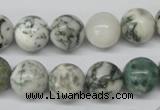 CRO300 15.5 inches 12mm round tree agate beads wholesale