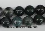 CRO315 15.5 inches 12mm round moss agate beads wholesale