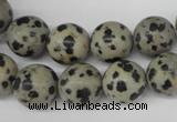 CRO320 15.5 inches 12mm round dalmatian jasper beads wholesale