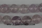 CRO335 15.5 inches 12mm round light amethyst beads wholesale