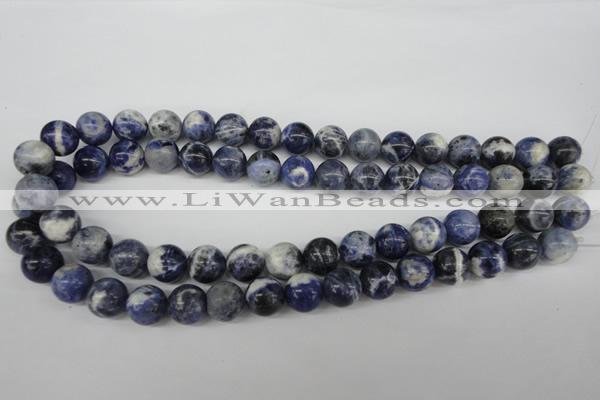 CRO358 15.5 inches 12mm round sodalite gemstone beads wholesale