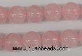 CRO397 15.5 inches 14mm round rose quartz beads wholesale