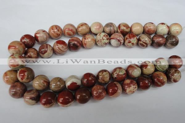 CRO449 15.5 inches 16mm round rainrow stone beads wholesale