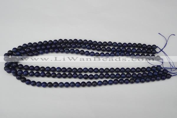 CRO46 15.5 inches 6mm round dyed lapis lazuli beads wholesale