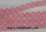 CRO48 15.5 inches 6mm round rose quartz beads wholesale