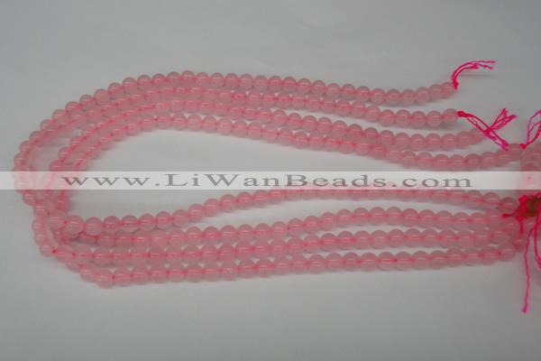 CRO48 15.5 inches 6mm round rose quartz beads wholesale