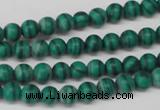 CRO52 15.5 inches 6mm round synthetic malachite beads wholesale