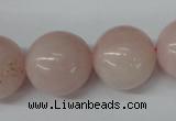 CRO545 15.5 inches 20mm round rose quartz beads wholesale