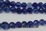 CRO748 15.5 inches 6mm – 14mm faceted round watermelon blue beads