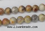 CRO84 15.5 inches 8mm round crazy lace agate beads wholesale