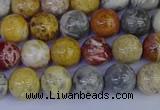 CRO862 15.5 inches 8mm round sky eye stone beads wholesale