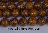 CRO881 15.5 inches 6mm round elephant blood stone beads