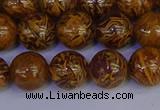 CRO883 15.5 inches 10mm round elephant blood stone beads